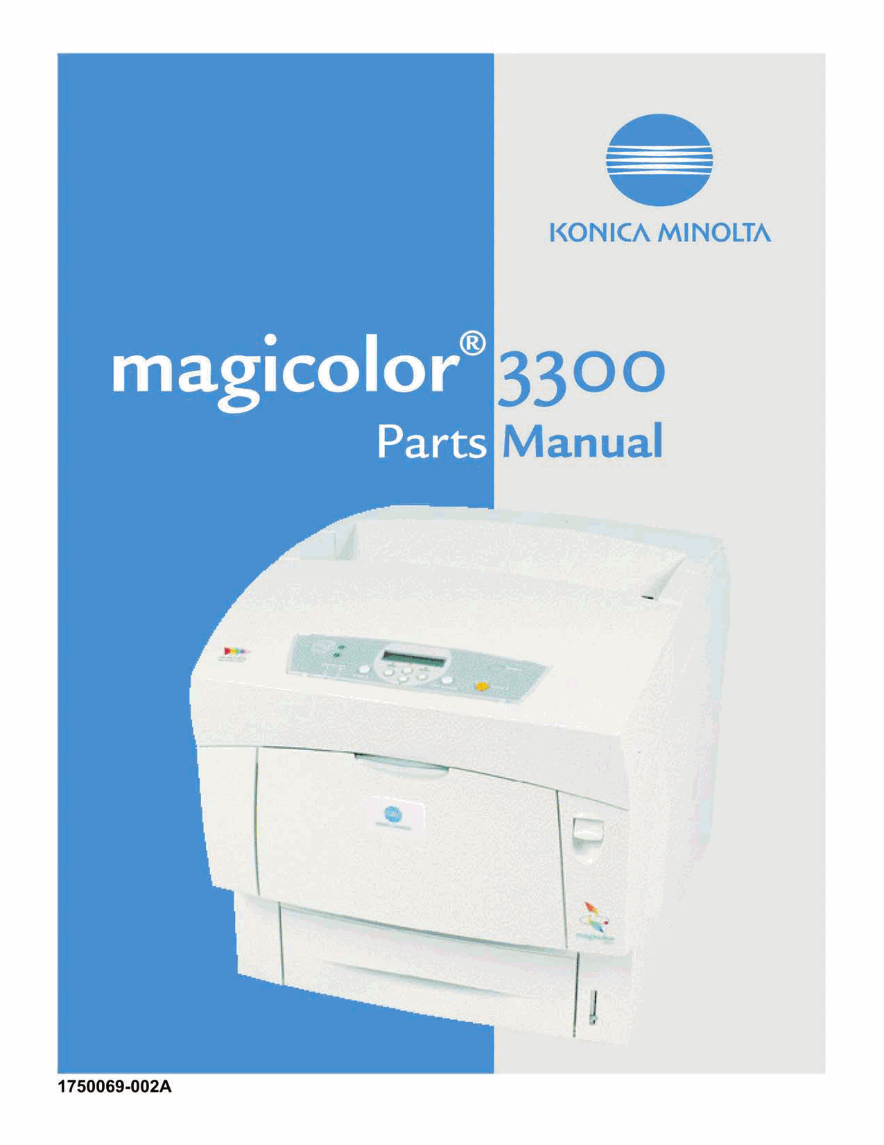 Konica-Minolta magicolor 3300 Parts Manual-1